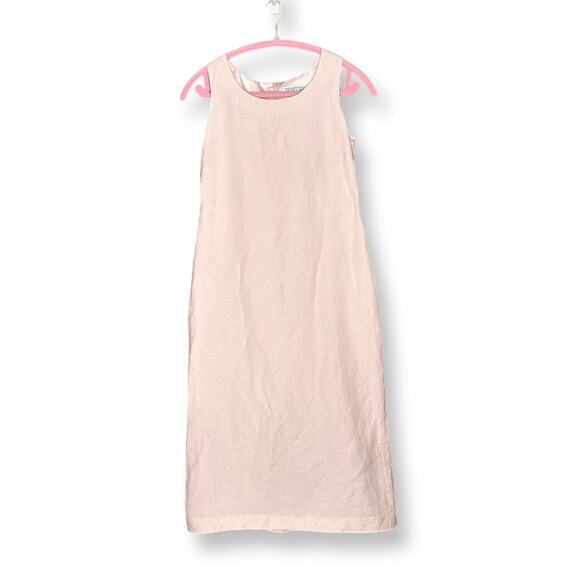 Jessica Howard Petite Vintage Light Pink Linen Blouse And Dress - Picture 3 of 8